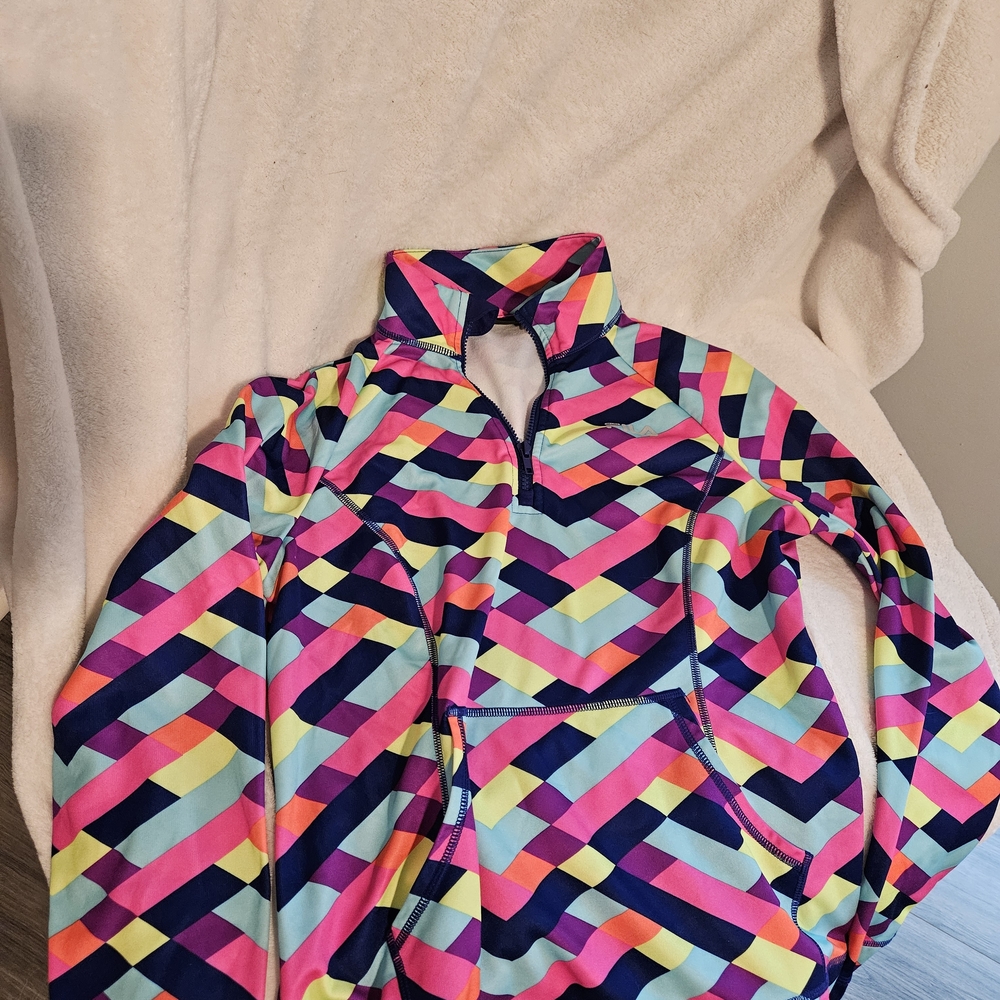 Fila Sport Pink and Blue Pullover